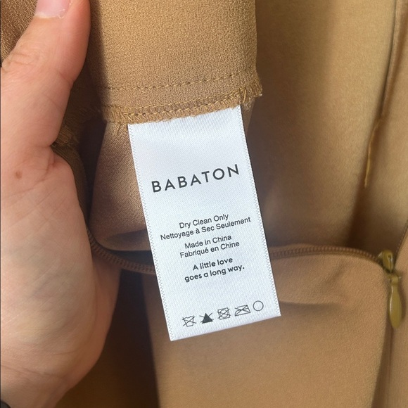 BABATON Lincoln Pant High Waisted Wide-Leg size 0 long flat front side zip - Picture 8 of 9